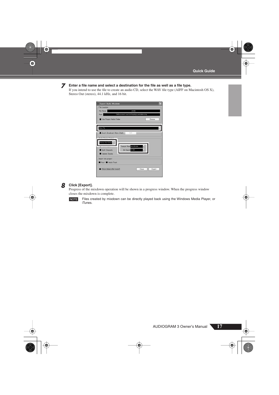 Yamaha Audiogram 3 User Manual | Page 17 / 28