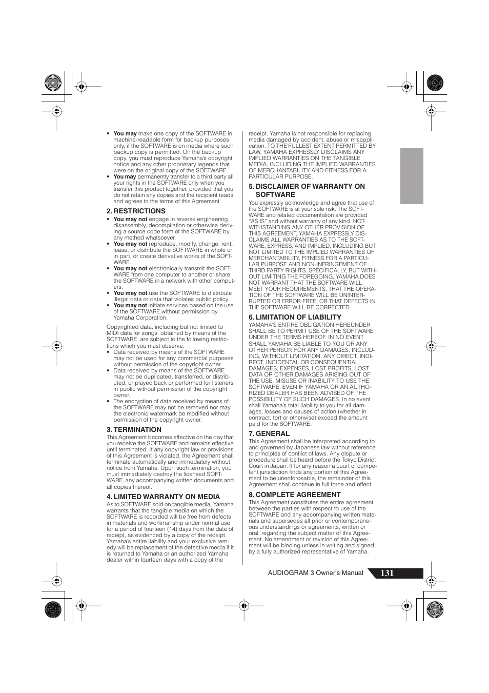 Yamaha Audiogram 3 User Manual | Page 26 / 28