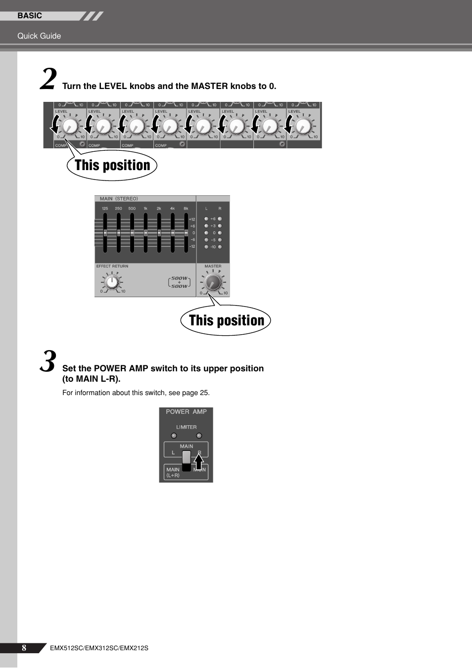 Yamaha EMX212S User Manual | Page 8 / 36