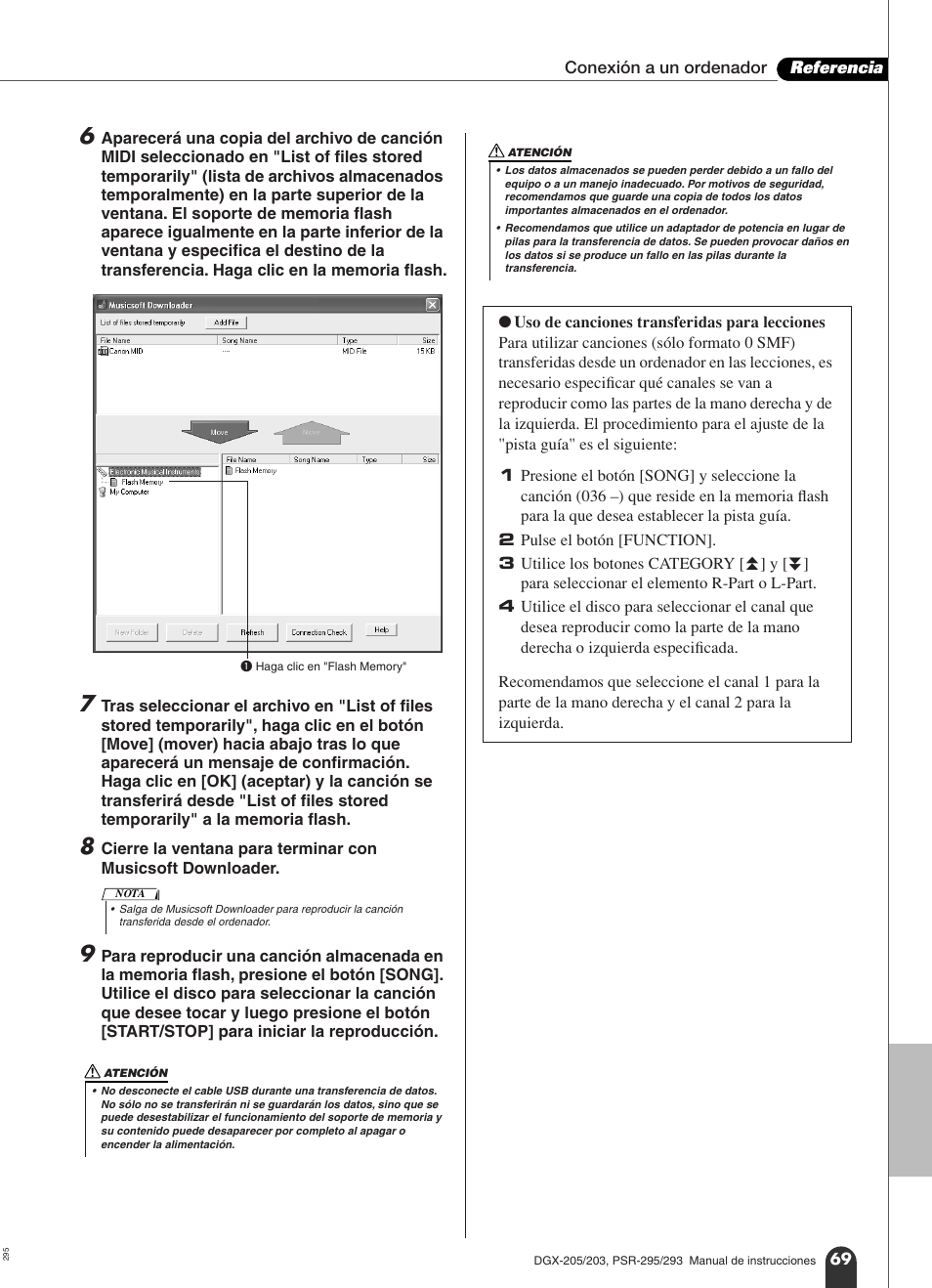 Yamaha Portable Grand PortableGrand DGX-203 User Manual | Page 69 / 98
