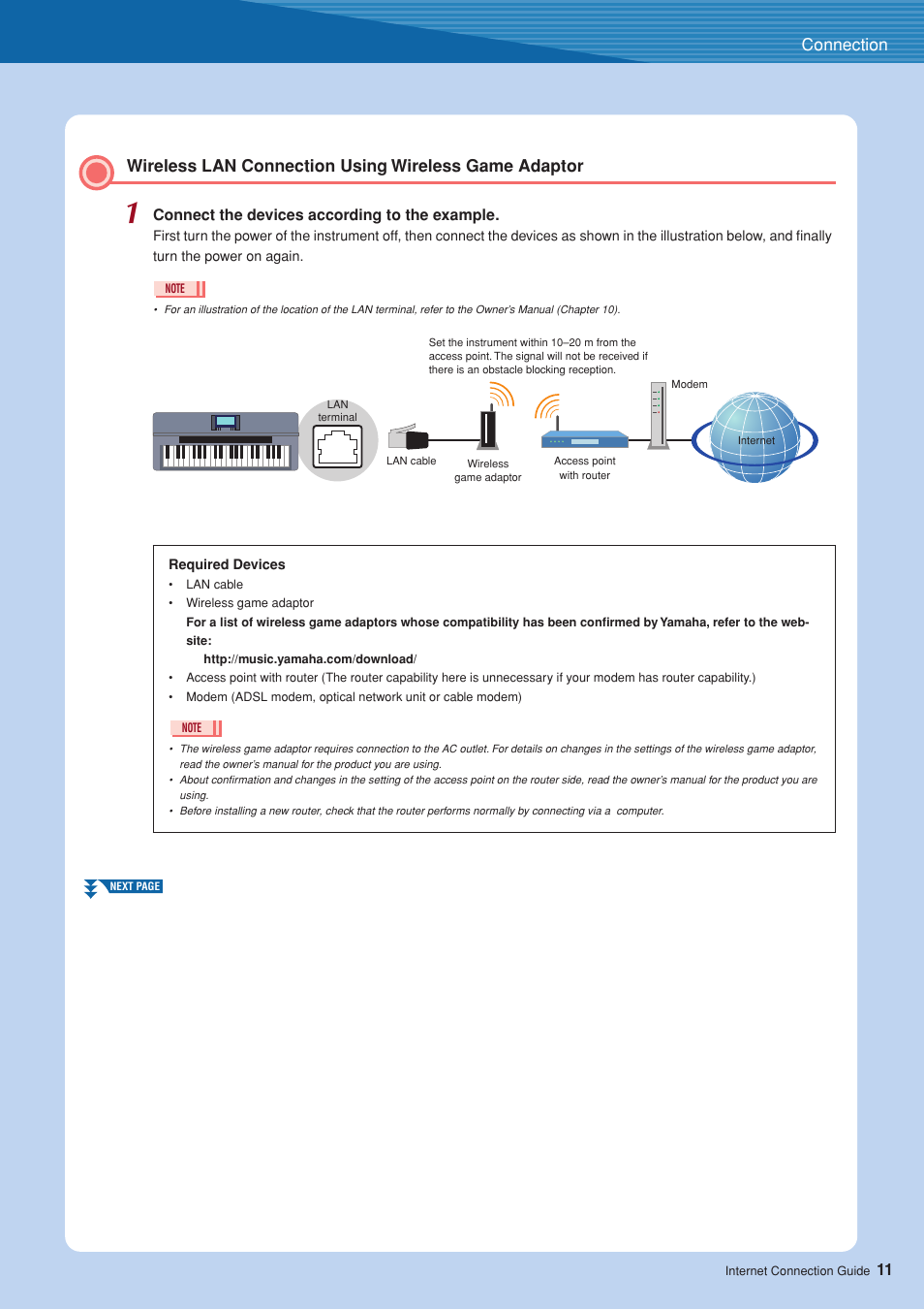 Connection | Yamaha CVP-509  EN User Manual | Page 11 / 20