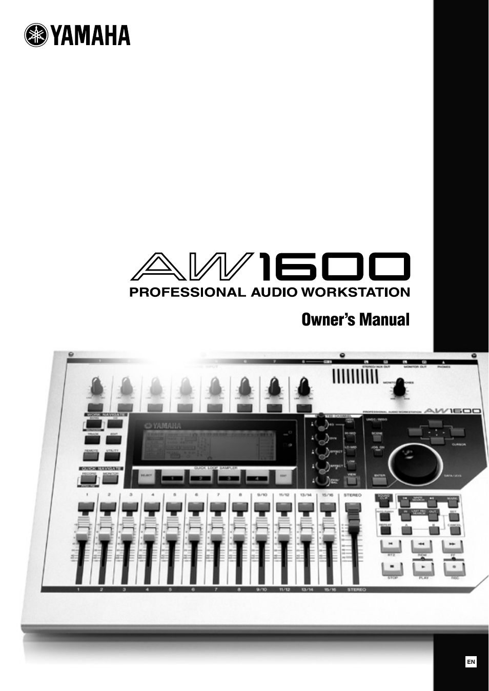 Yamaha AW 1600 User Manual | 232 pages