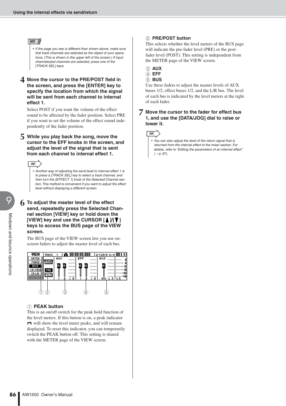 Yamaha AW 1600 User Manual | Page 86 / 232