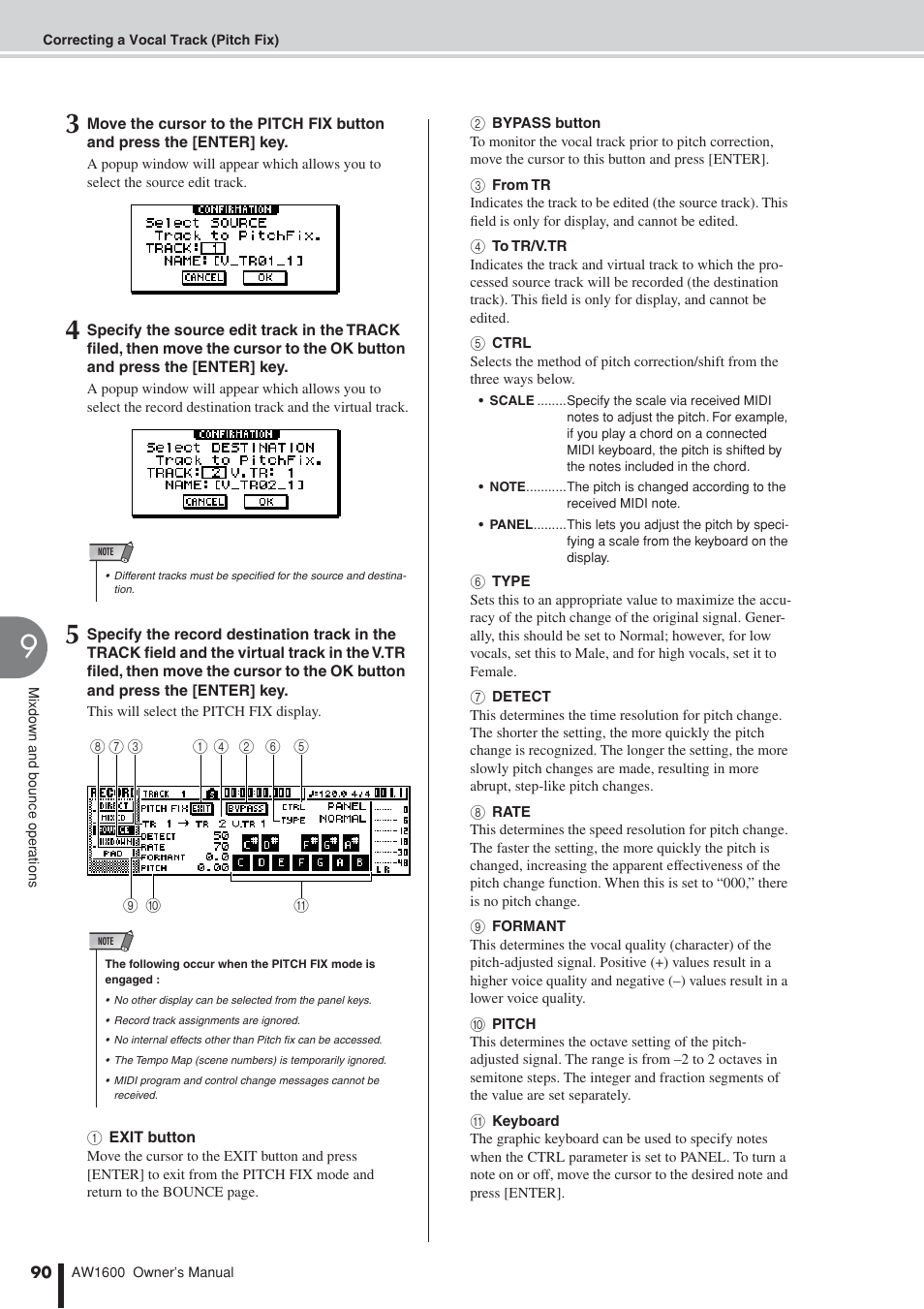 Yamaha AW 1600 User Manual | Page 90 / 232