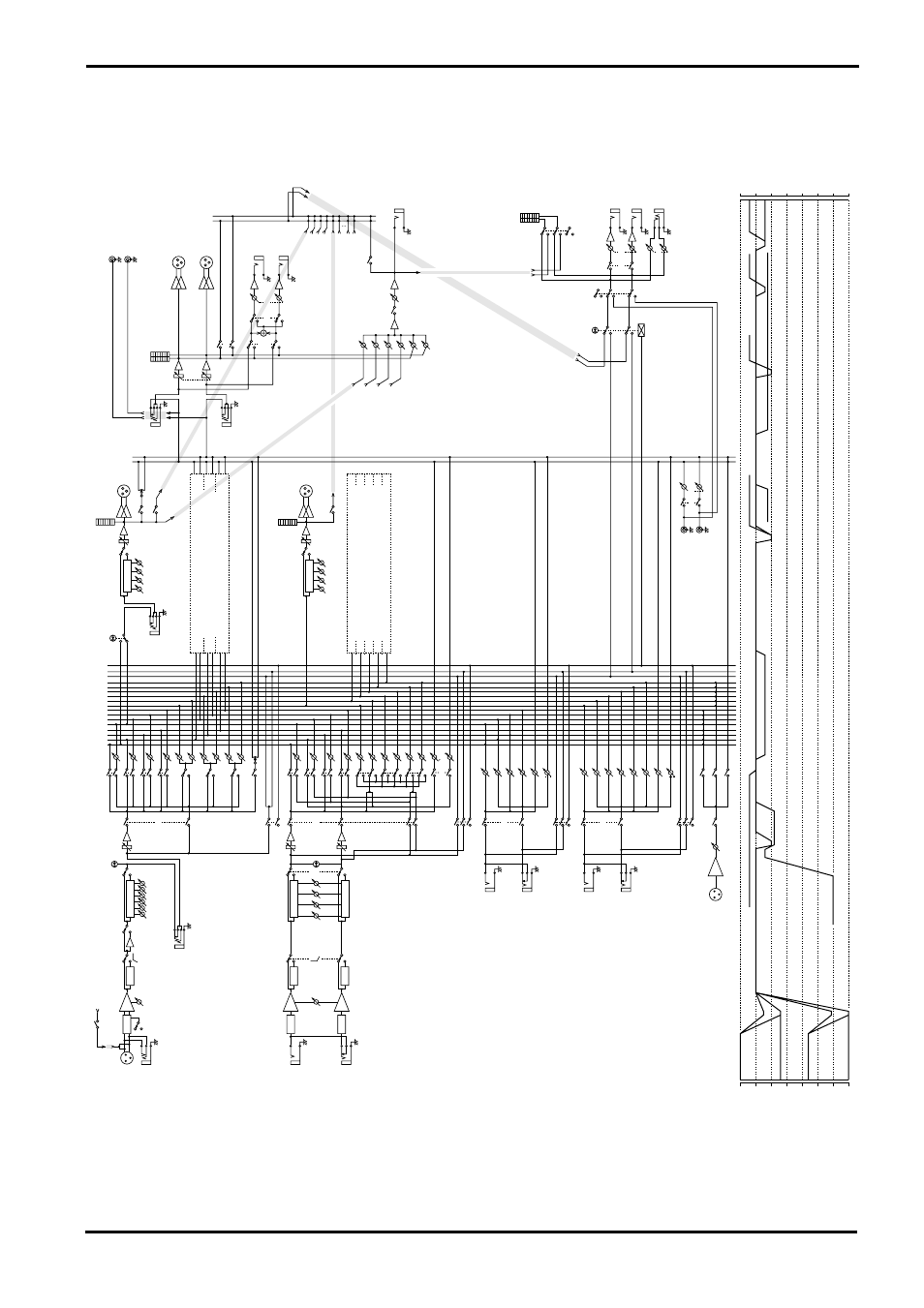 Block and level diagram | Yamaha GA24/12 User Manual | Page 25 / 26