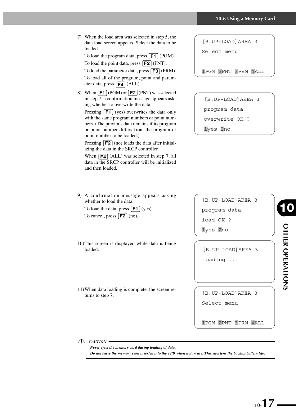 Other opera tions | Yamaha SRCP User Manual | Page 163 / 246