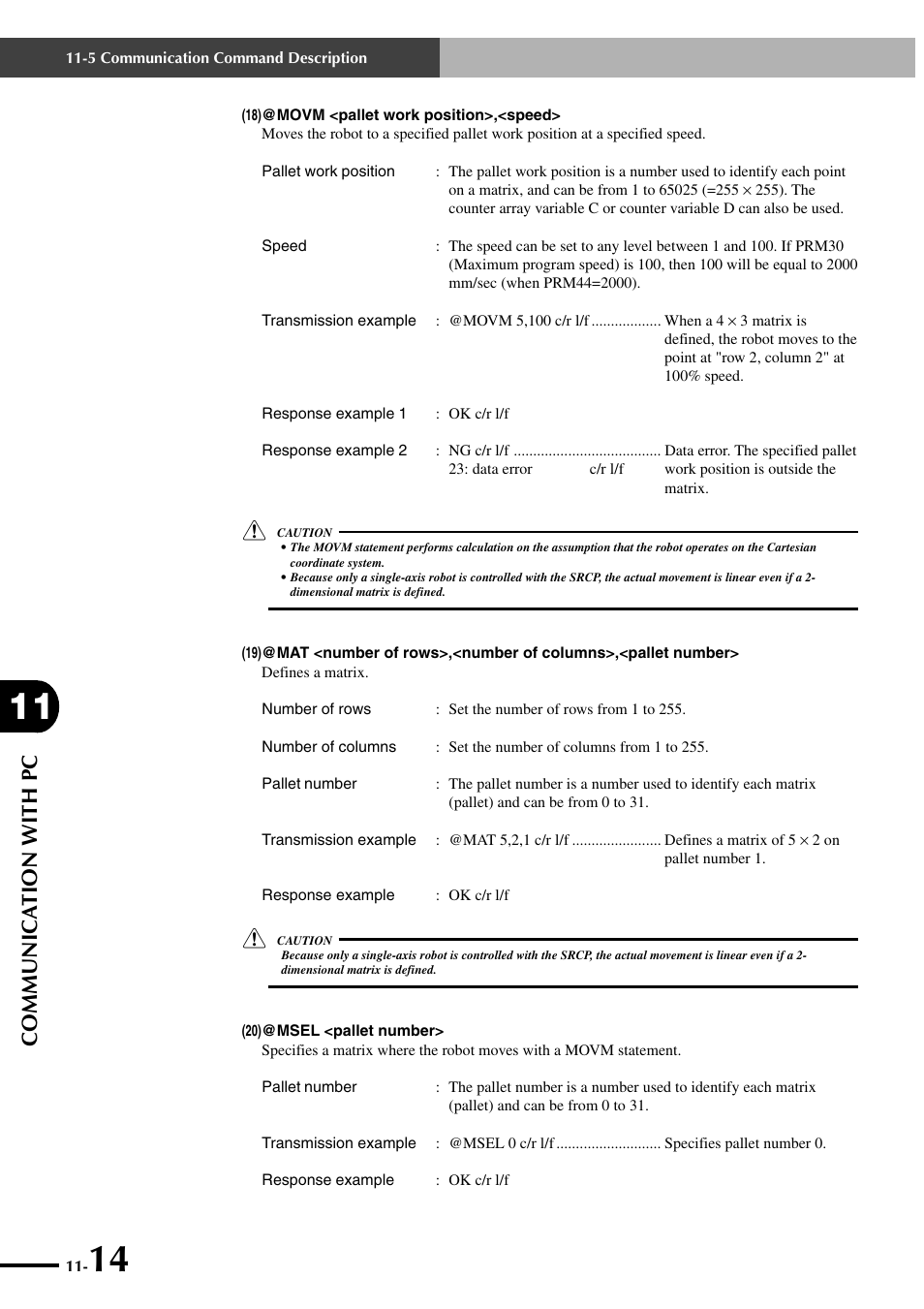 Communica tion with pc | Yamaha SRCP User Manual | Page 190 / 246