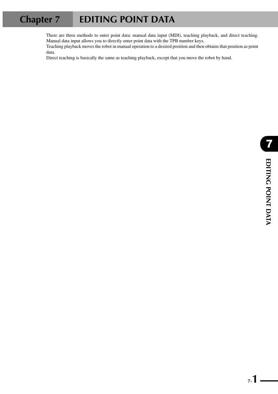 Chapter 7 editing point data | Yamaha SRCP User Manual | Page 89 / 246