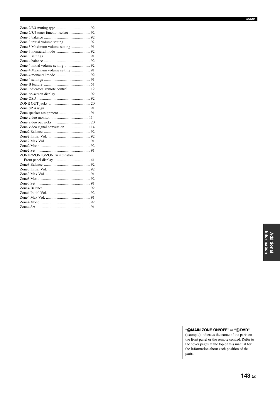 Yamaha NOT FOND DSP-Z11 User Manual | Page 143 / 150