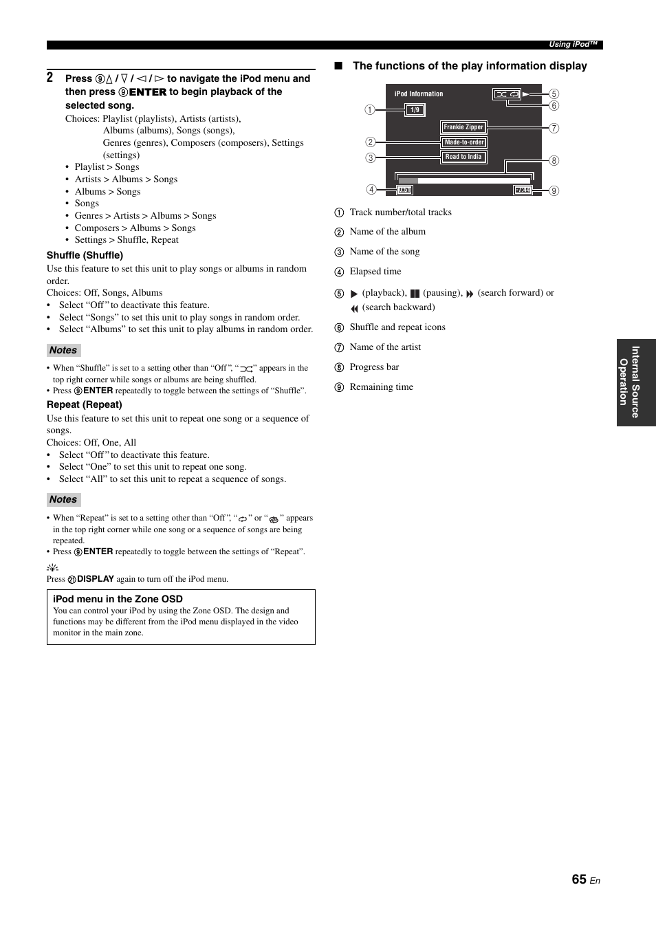 Yamaha NOT FOND DSP-Z11 User Manual | Page 65 / 150