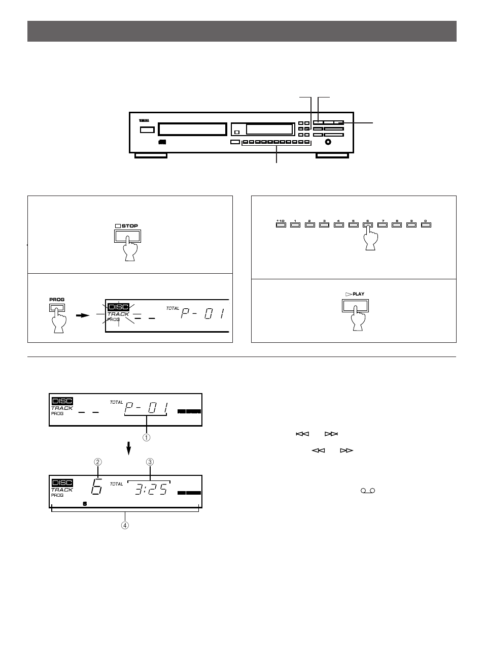 Program play | Yamaha YHT-470 User Manual | Page 10 / 18