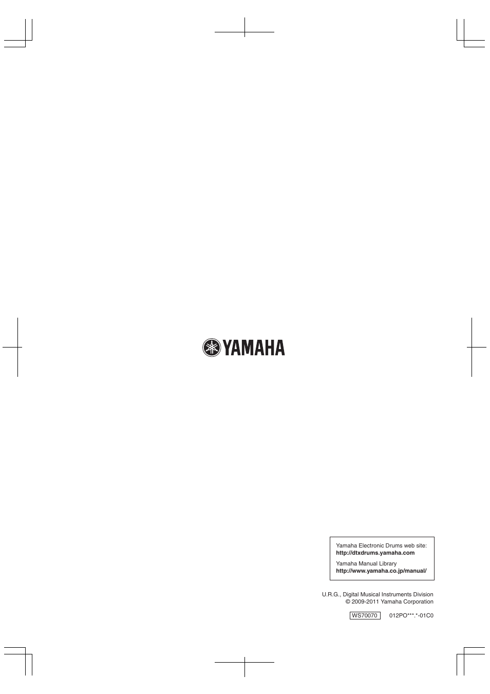 Yamaha DTX XP120SD User Manual | Page 9 / 9