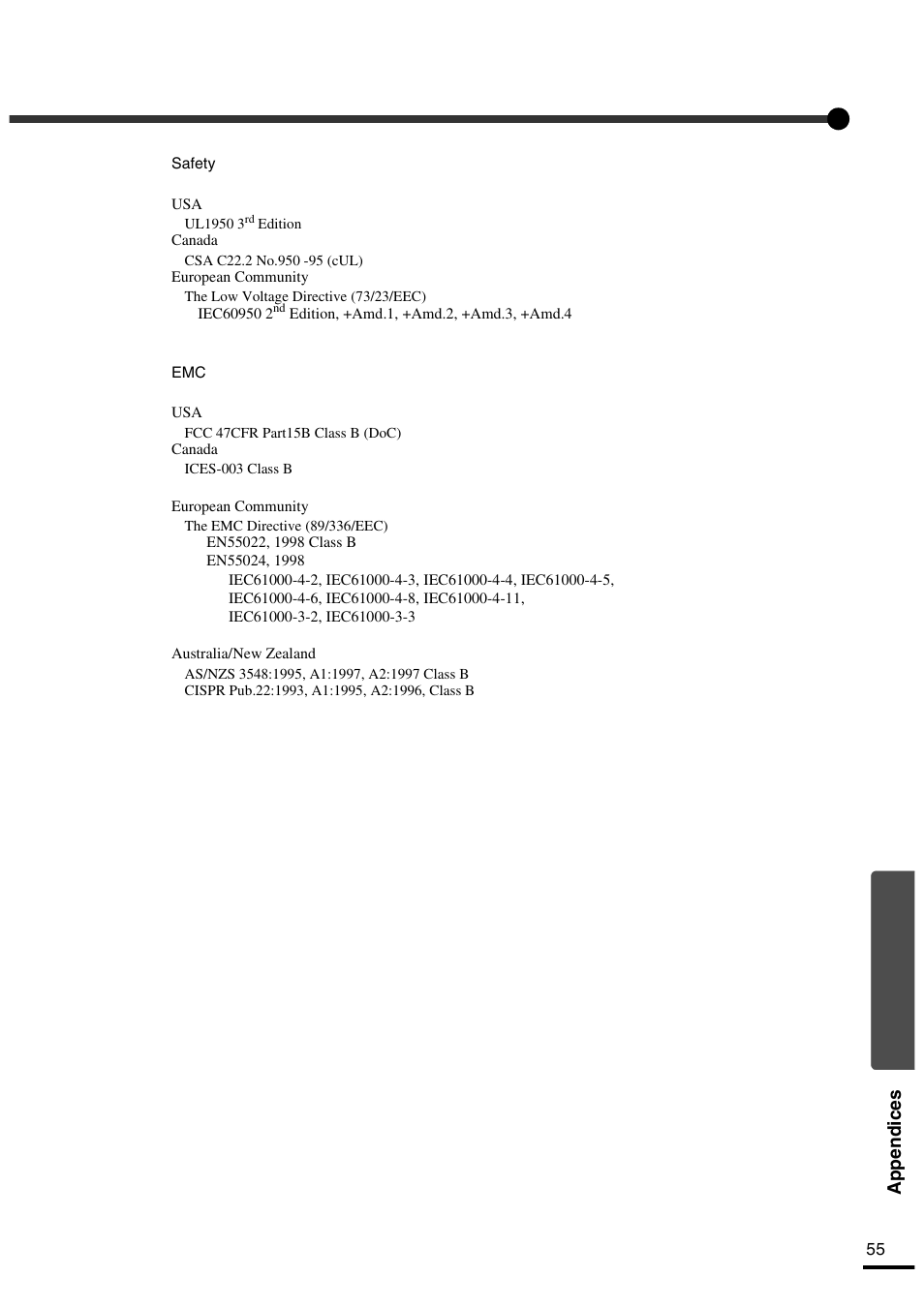 Appendices | Yamaha LPX-500 User Manual | Page 58 / 80