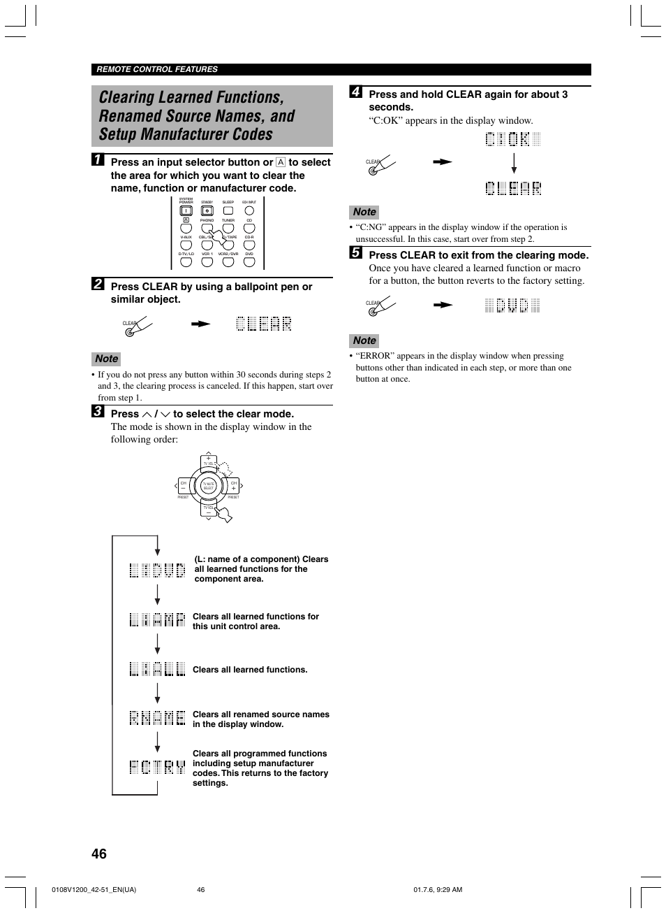Yamaha RX-V1200 User Manual | Page 50 / 84