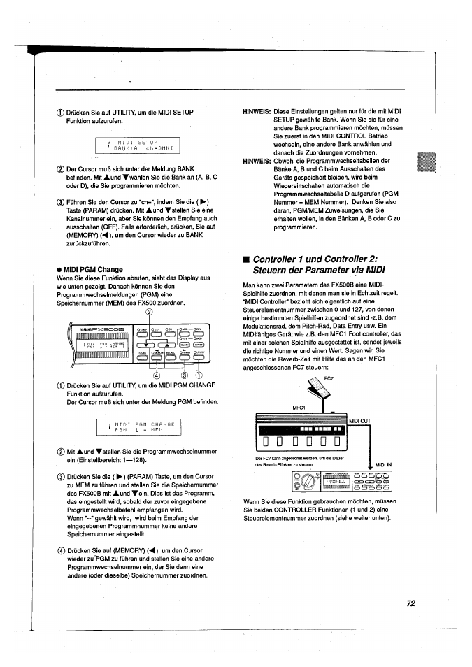 Yamaha FX500B User Manual | Page 73 / 94