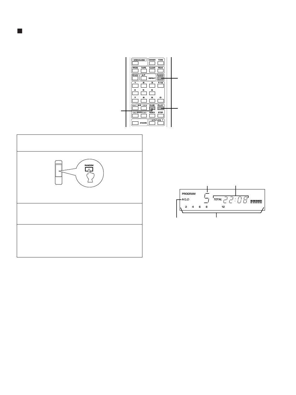 Random sequential tape-programming | Yamaha CDX-480 User Manual | Page 17 / 22