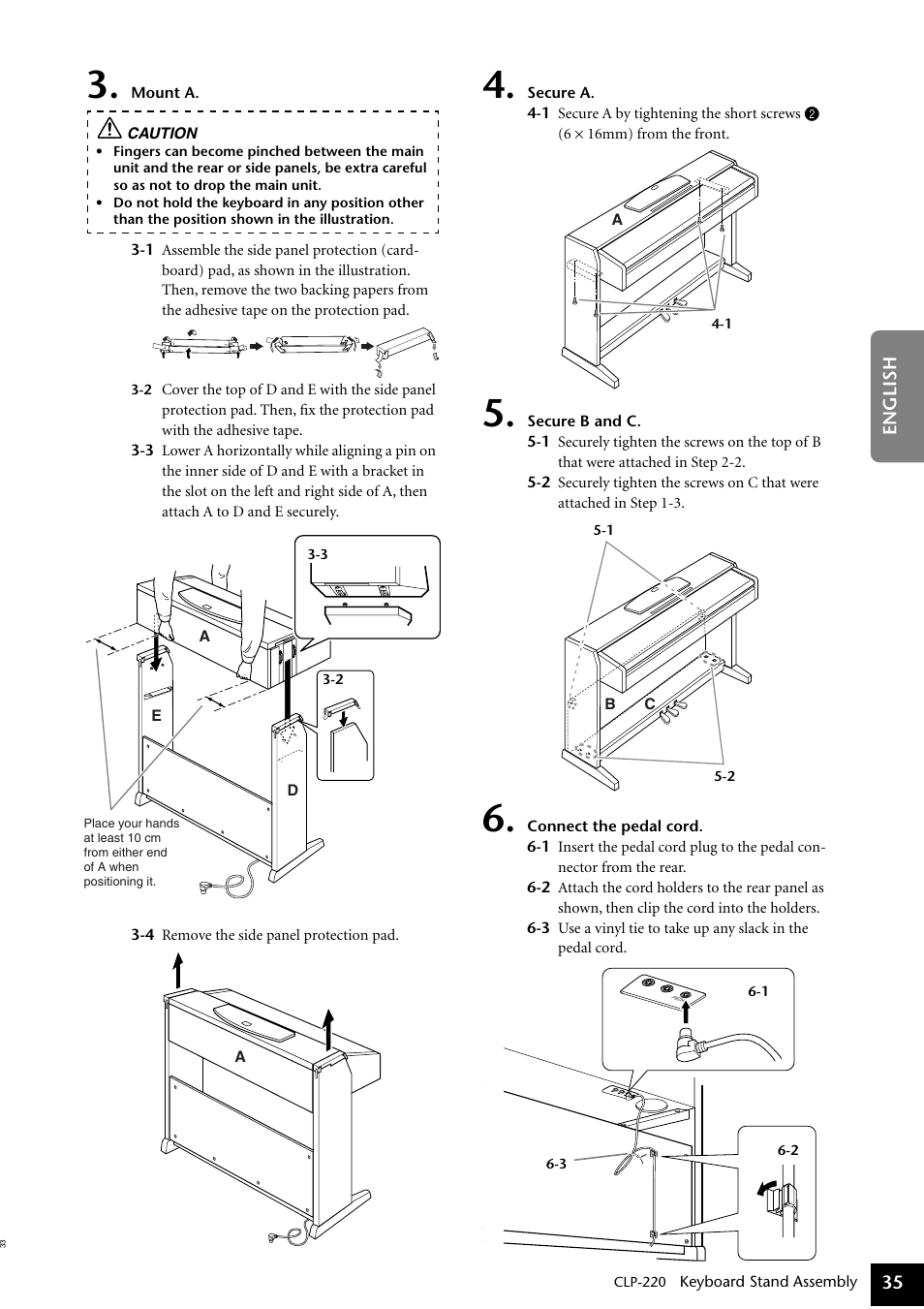 Yamaha CLP-220 User Manual | Page 35 / 50