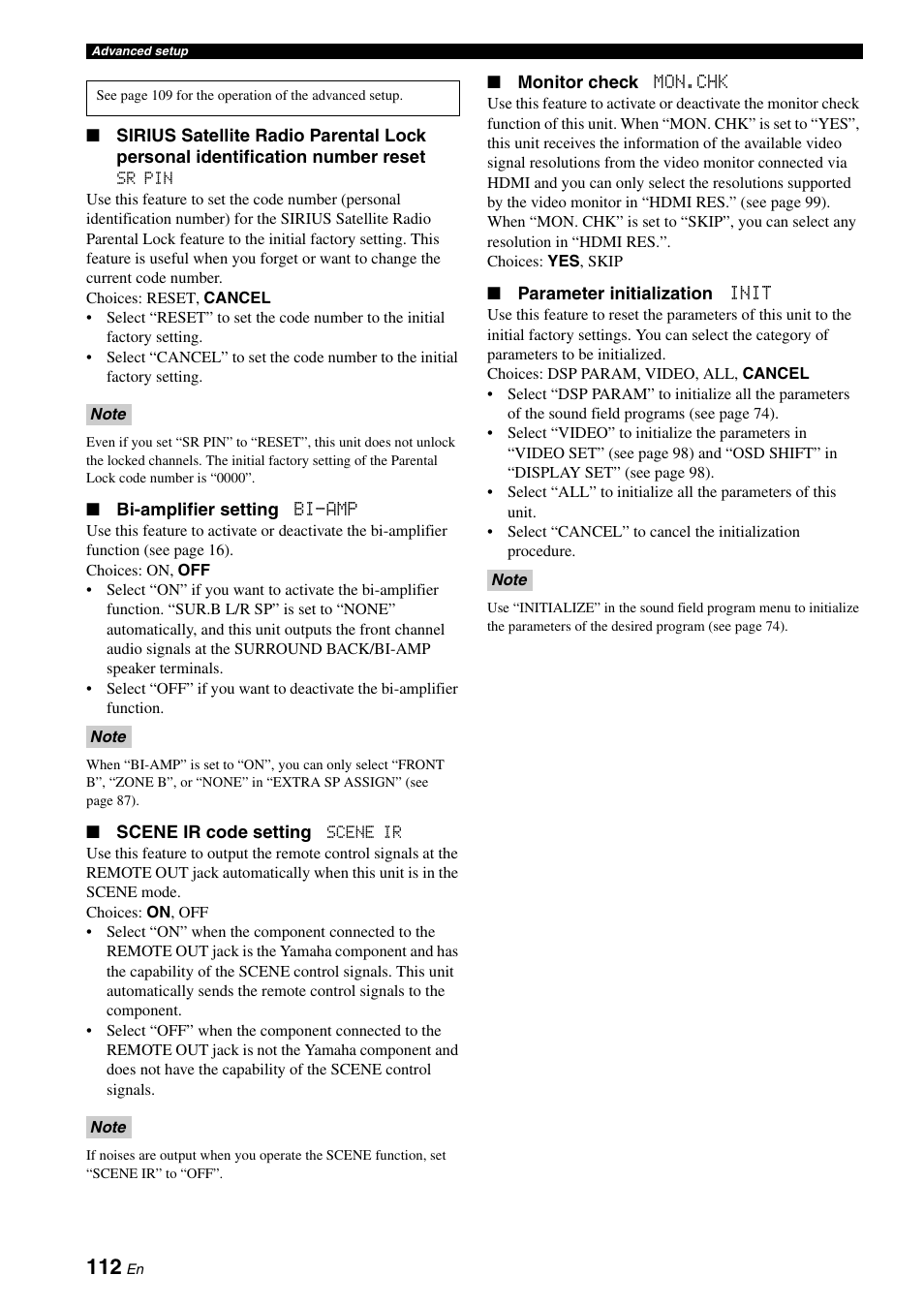 Yamaha HTR-6180 User Manual | Page 116 / 152