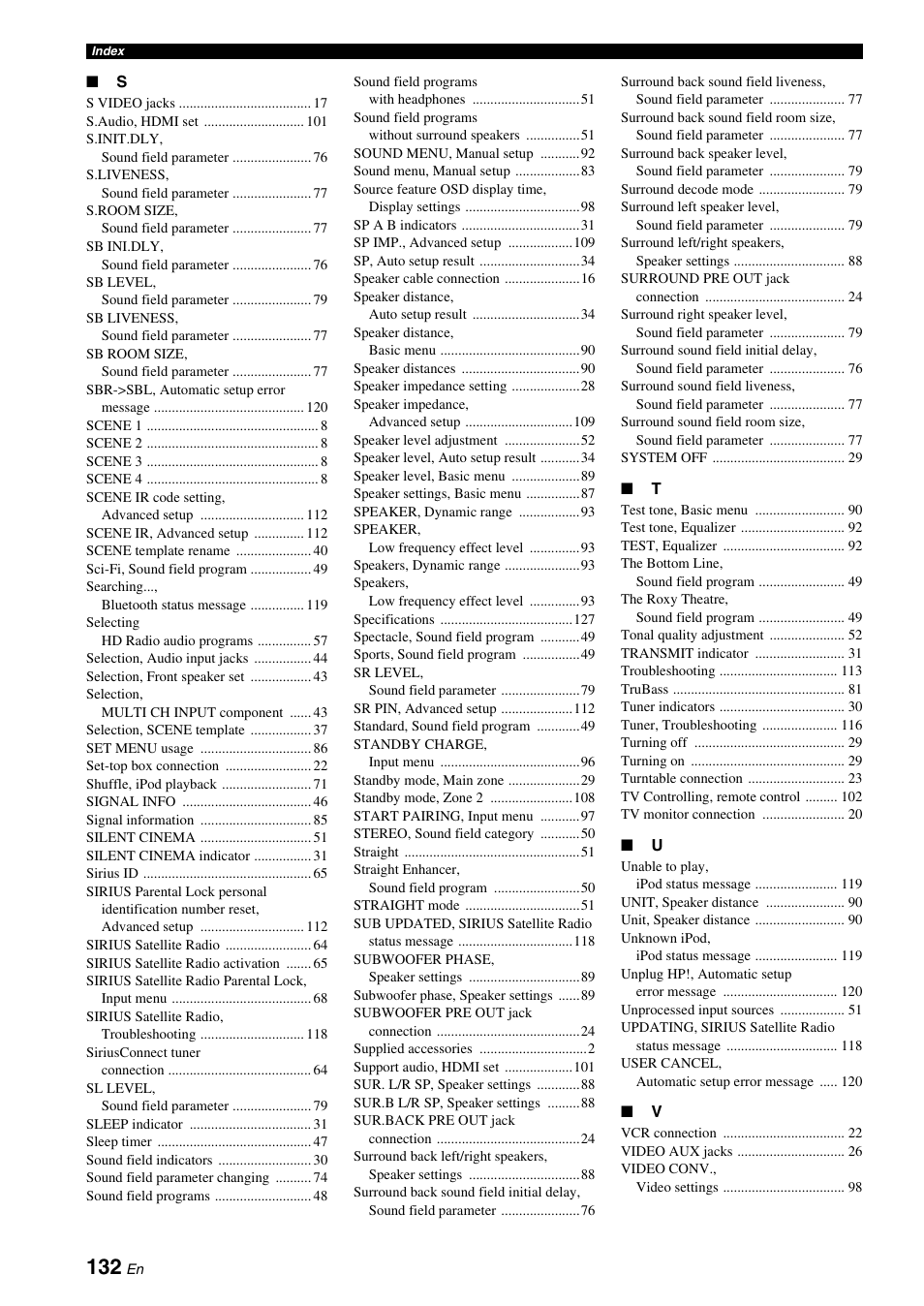 Yamaha HTR-6180 User Manual | Page 136 / 152