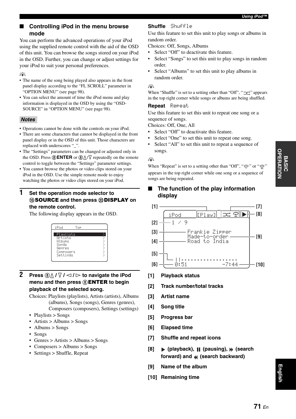 Yamaha HTR-6180 User Manual | Page 75 / 152
