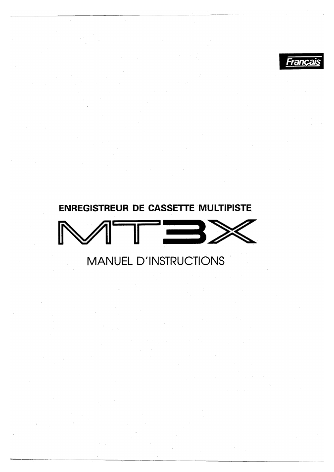 L!\/îinr | Yamaha MT3X User Manual | Page 31 / 92