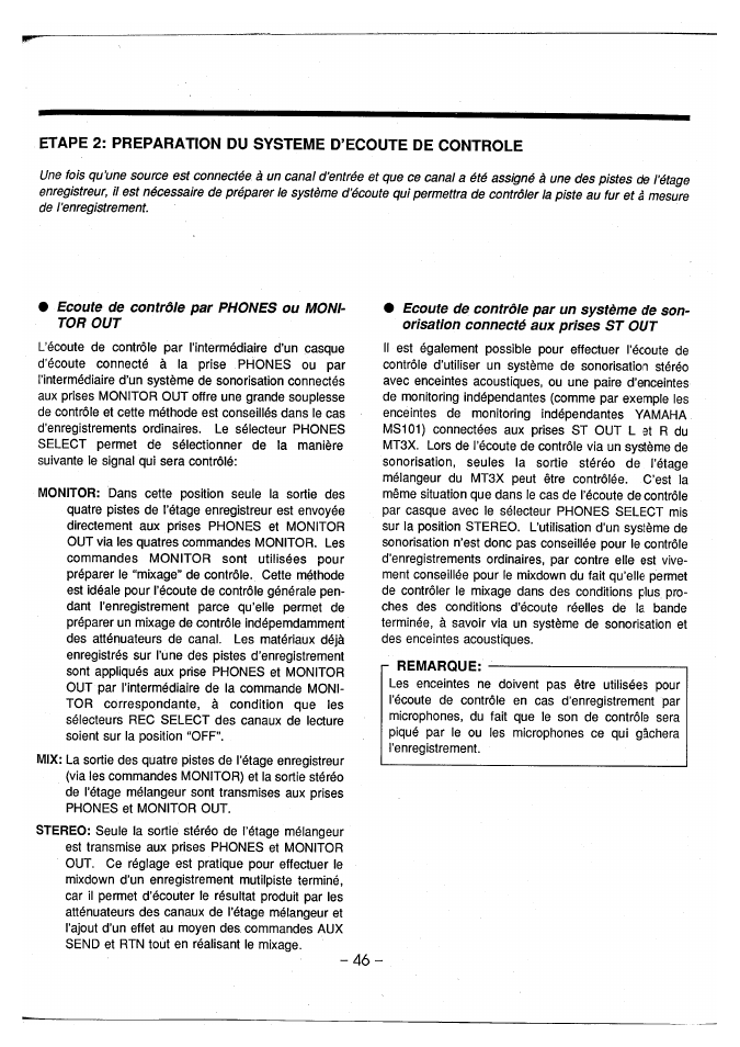 Yamaha MT3X User Manual | Page 47 / 92