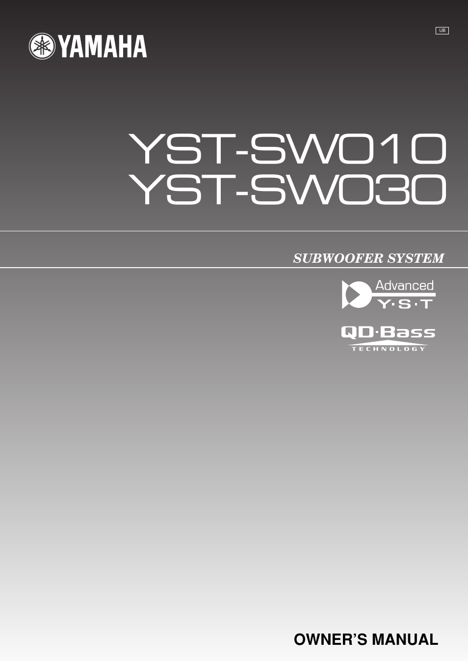 Yamaha YST-SW030 User Manual | 12 pages