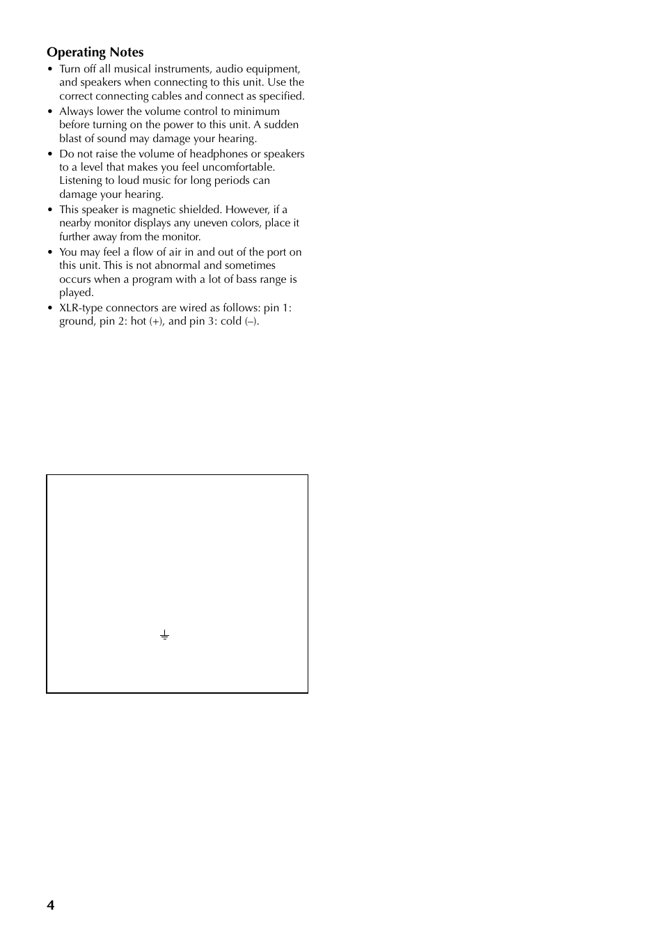 Important | Yamaha SW10 User Manual | Page 3 / 22