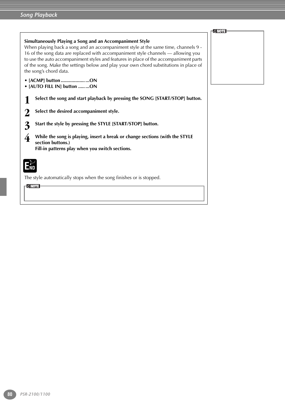 Yamaha 1100 User Manual | Page 80 / 176