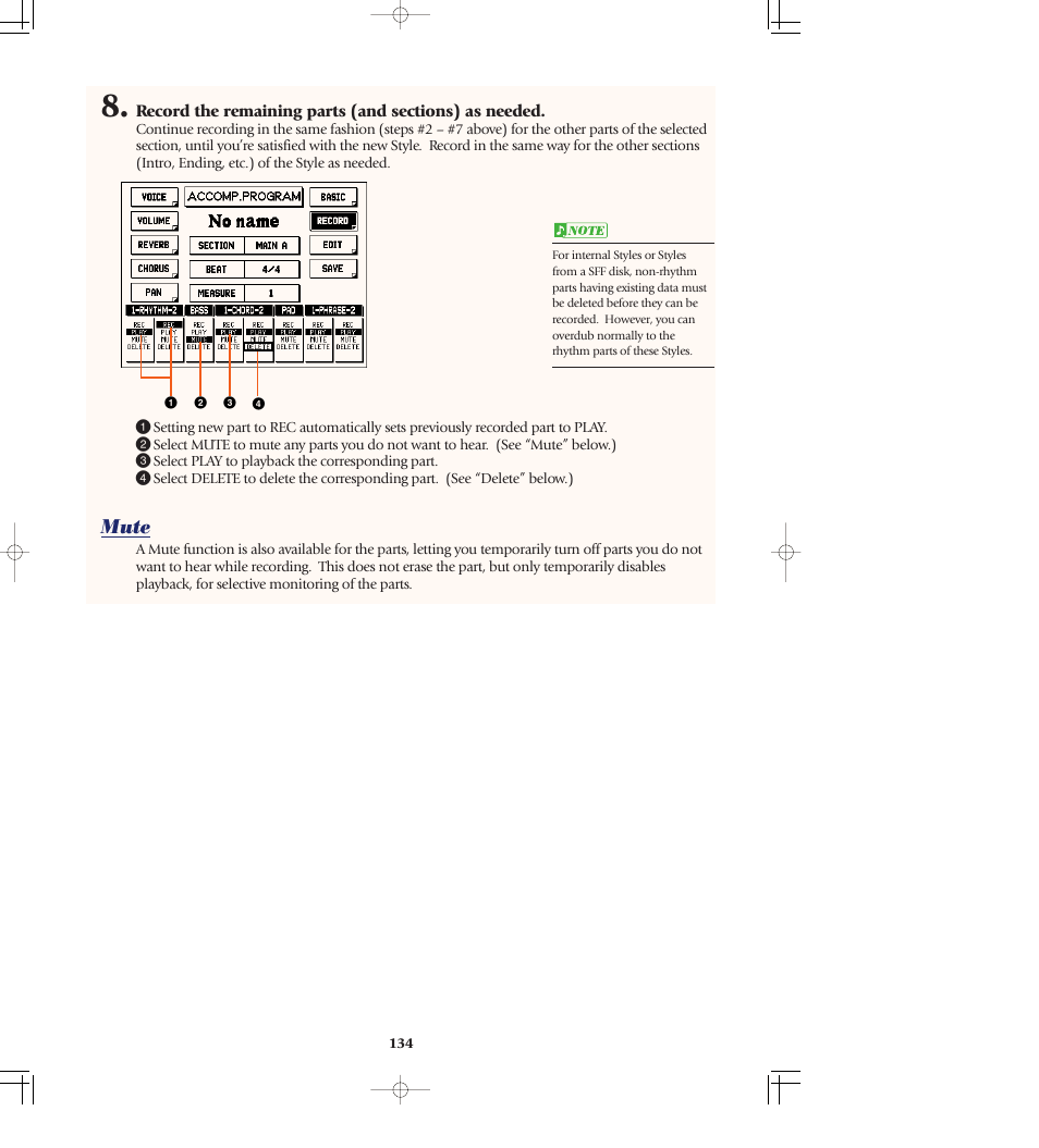Mute | Yamaha AR-80 User Manual | Page 140 / 180