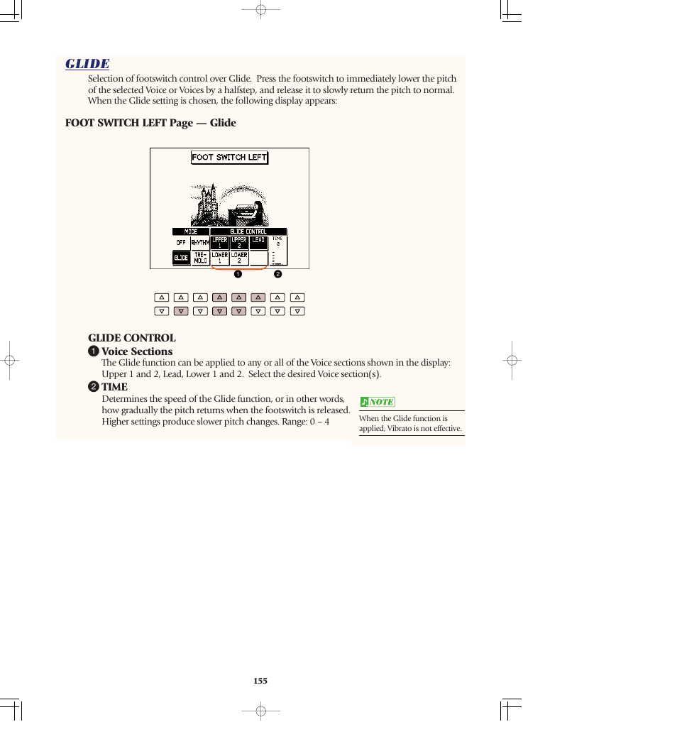 Glide | Yamaha AR-80 User Manual | Page 161 / 180