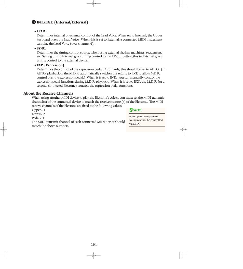 Yamaha AR-80 User Manual | Page 170 / 180