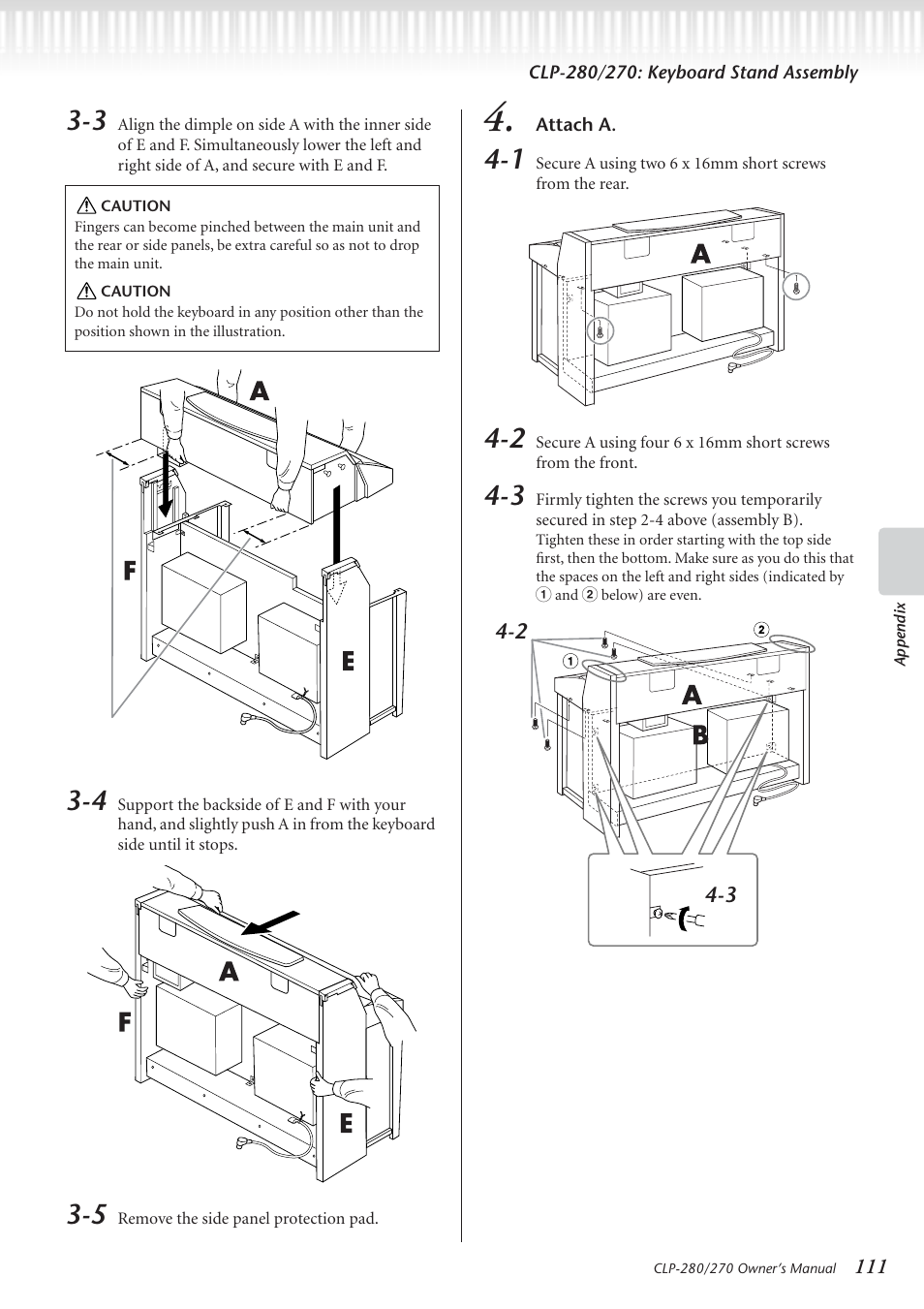 Yamaha CLP-280 User Manual | Page 111 / 124