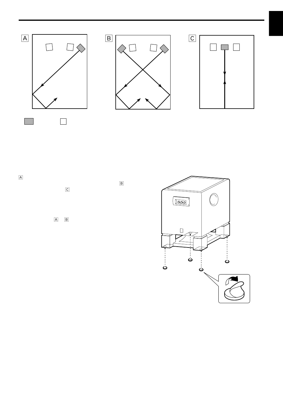 Placement, Çı е, English | Yamaha YST-SW320 User Manual | Page 7 / 19