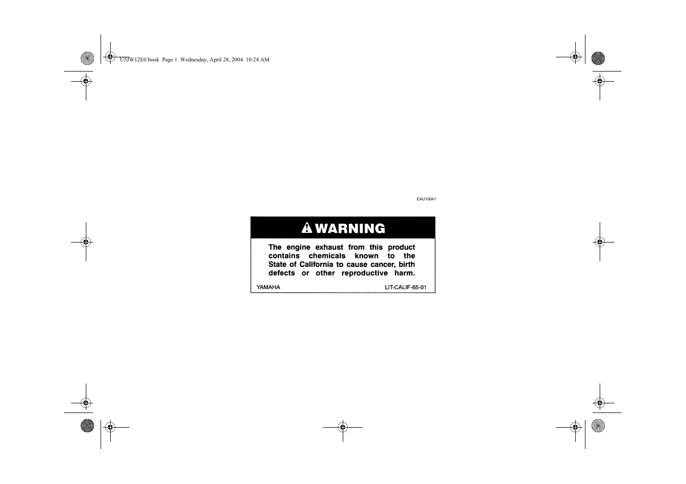 Yamaha FJR1300T(C) User Manual | Page 2 / 100