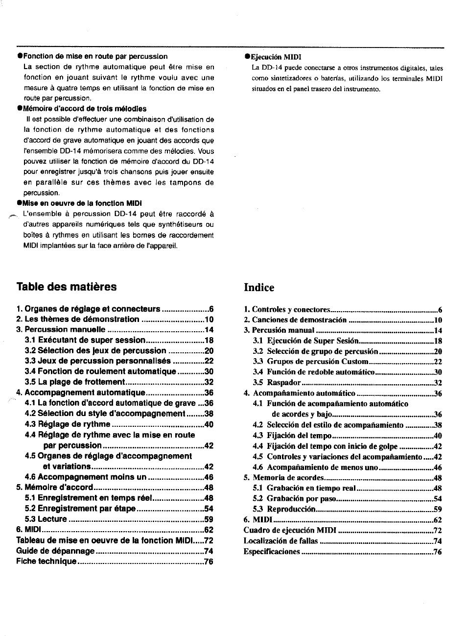 Yamaha DD-14 User Manual | Page 3 / 46