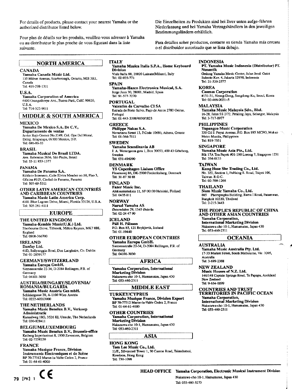Yamaha DD-14 User Manual | Page 44 / 46