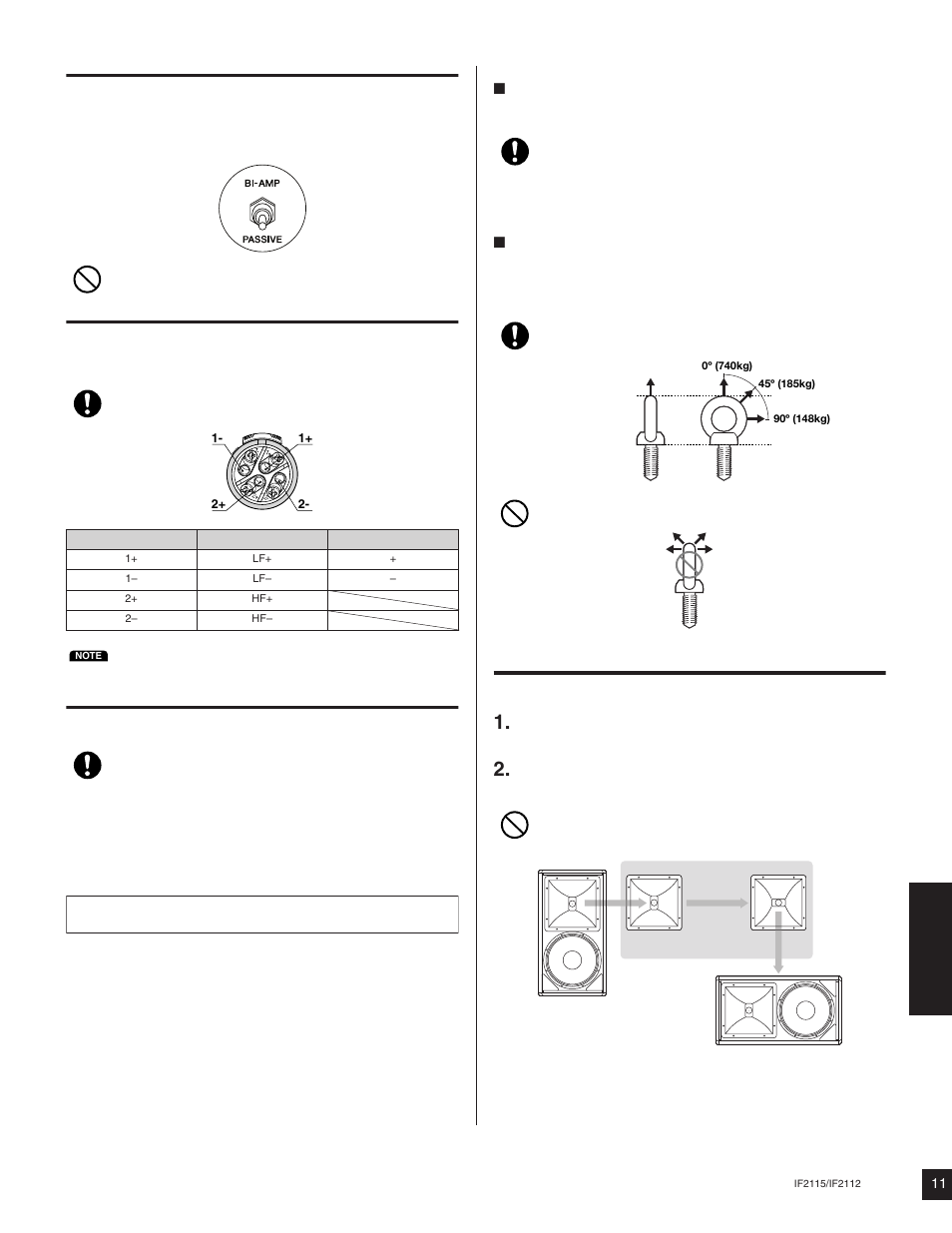 Yamaha IF2115/64(W) User Manual | Page 3 / 8
