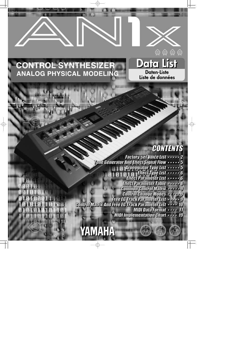 Yamaha AN1x User Manual | 20 pages