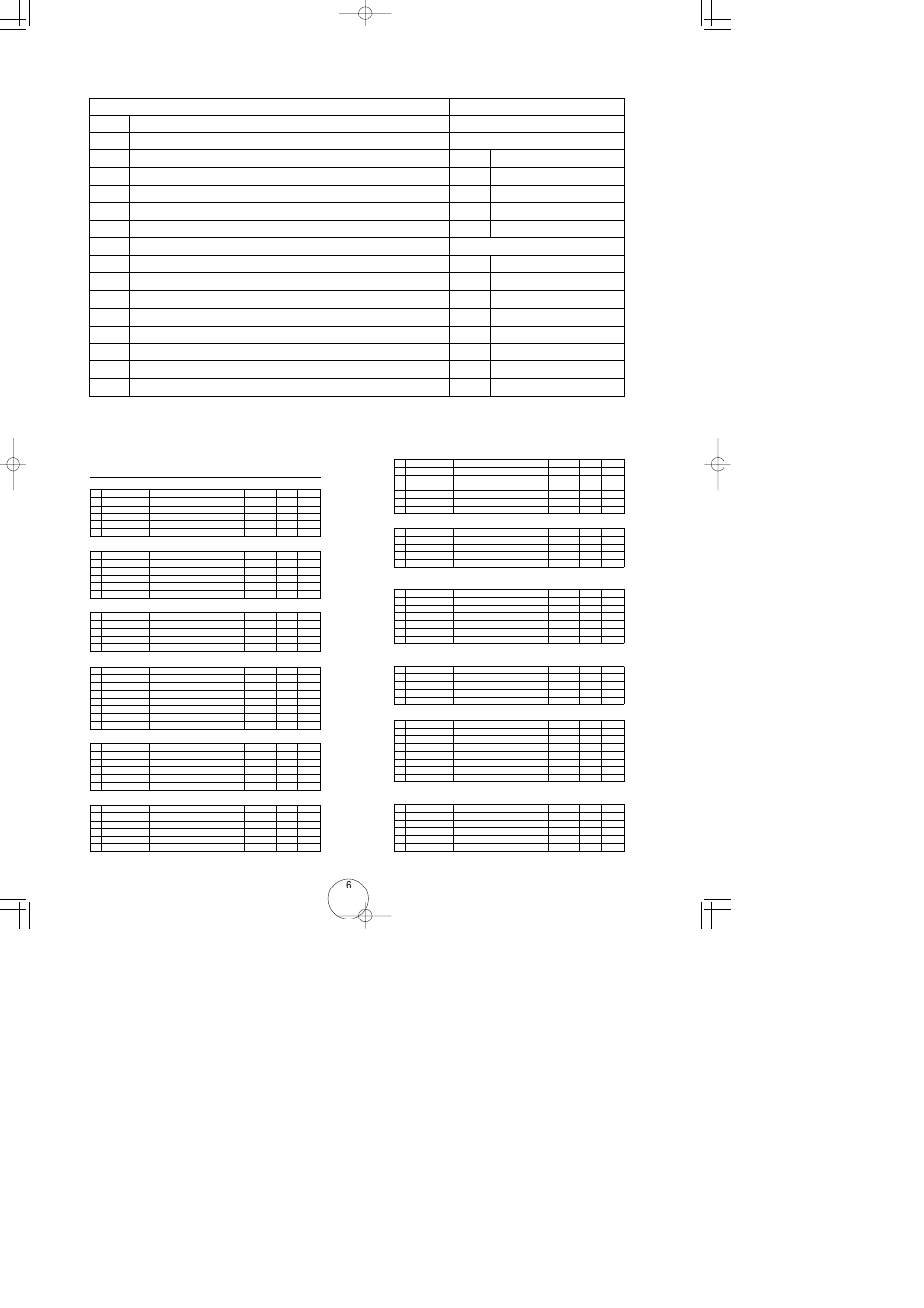 Effect type list effect parameter list, Wet:dry, Variation effect | Band equalizer 1 chorus 1, Band eq 2 chorus 2, Delay effect 3 flanger, 1delay l,c,r 4 symphonic, 2delay l,r 5 phaser, 3echo 6 auto pan, 4cross delay 7 rotary sp | Yamaha AN1x User Manual | Page 6 / 20