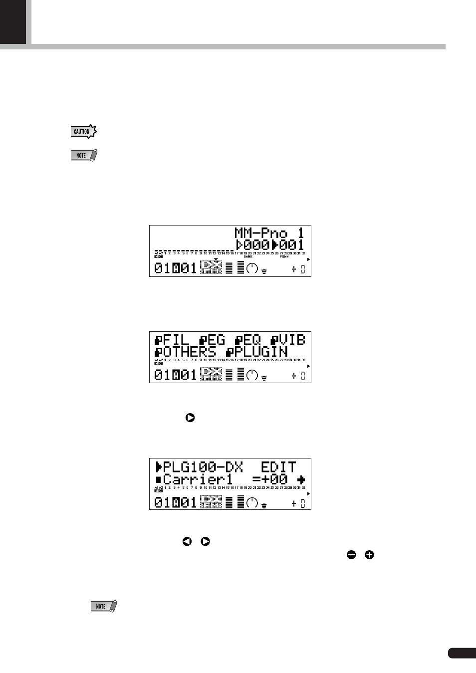 Editing dx part parameters | Yamaha PLG100-DX User Manual | Page 21 / 51