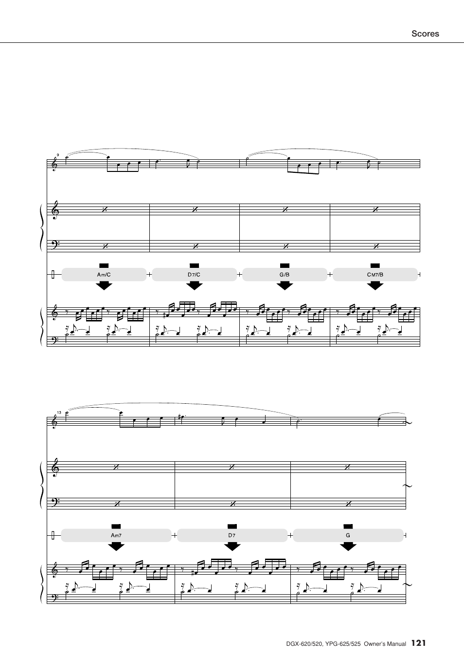Yamaha DGX-520 User Manual | Page 121 / 142