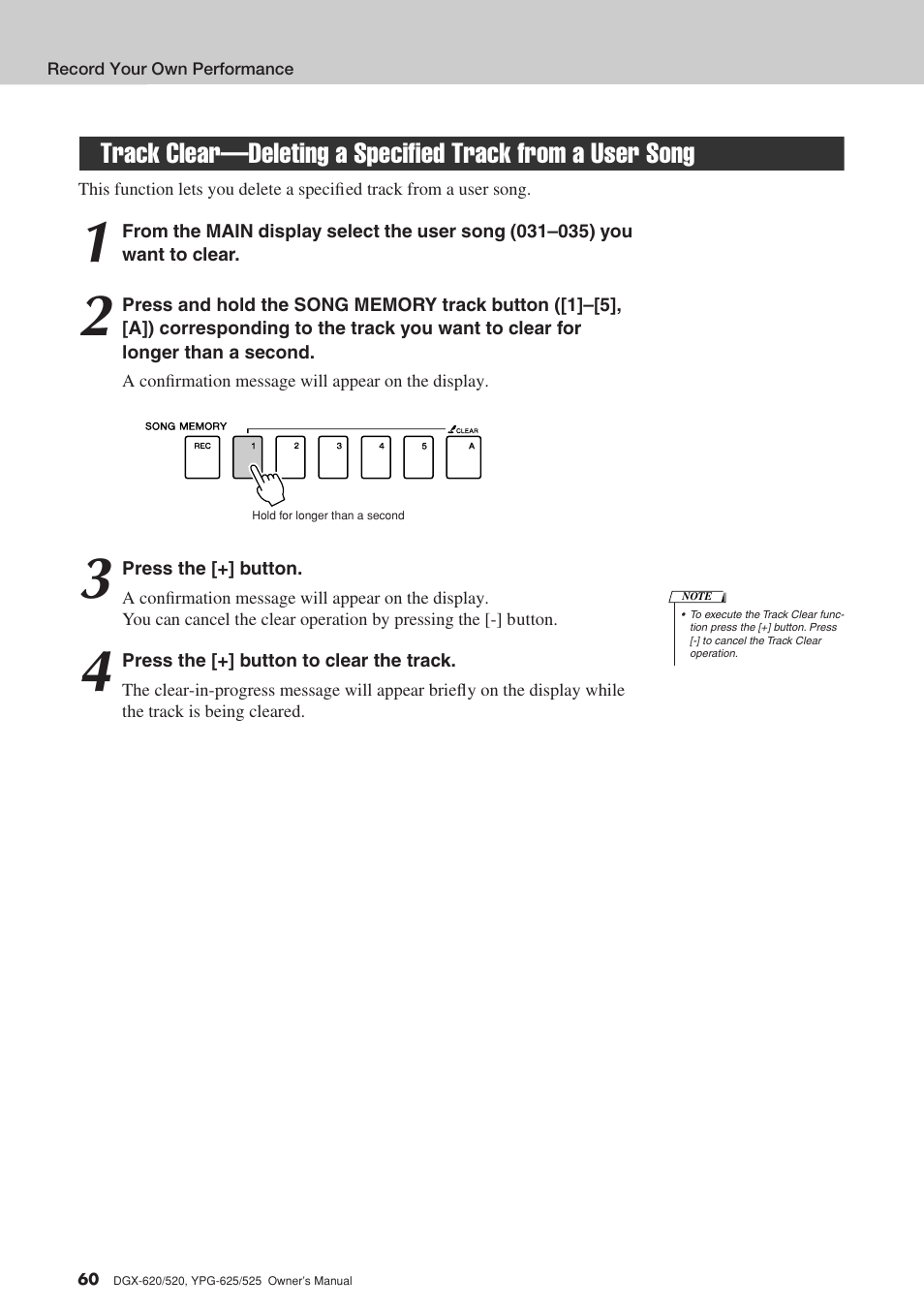 Yamaha DGX-520 User Manual | Page 60 / 142