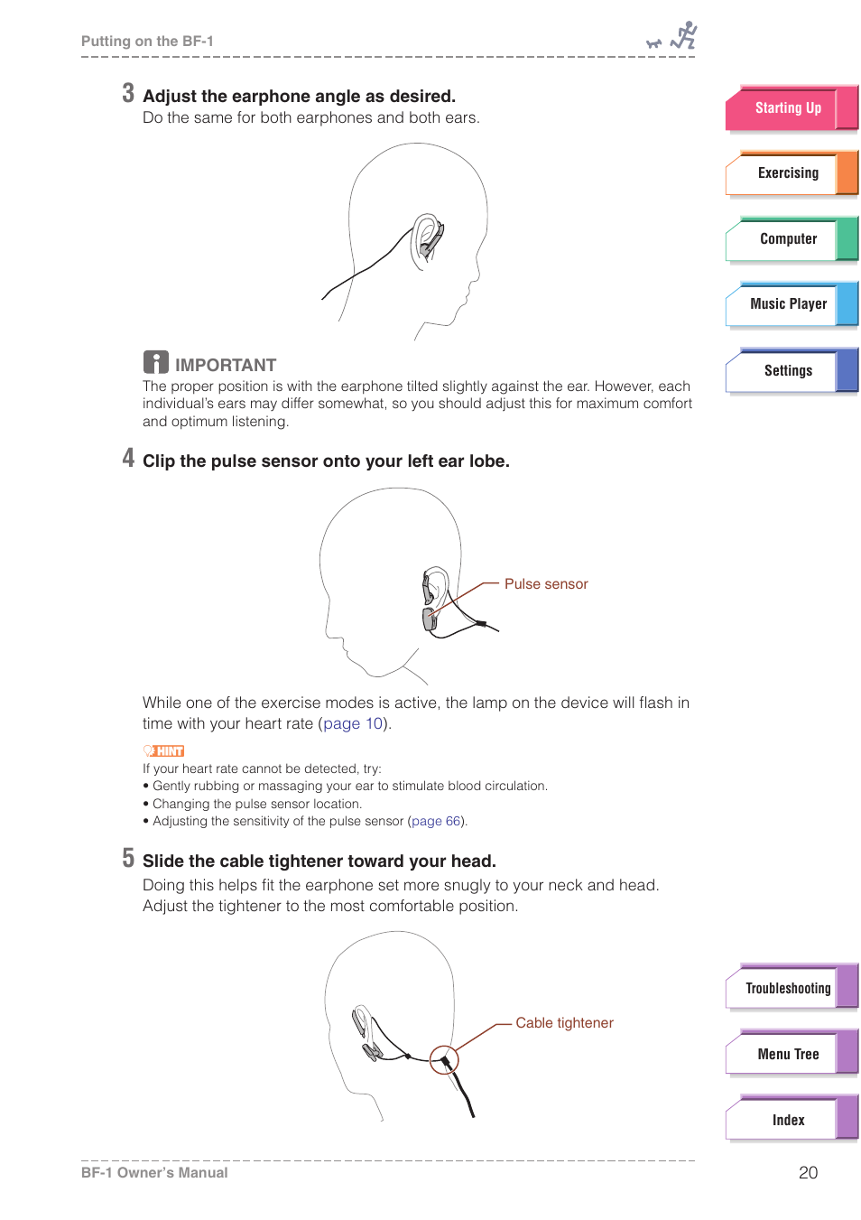 Yamaha BODiBEAT BF-1 User Manual | Page 20 / 88