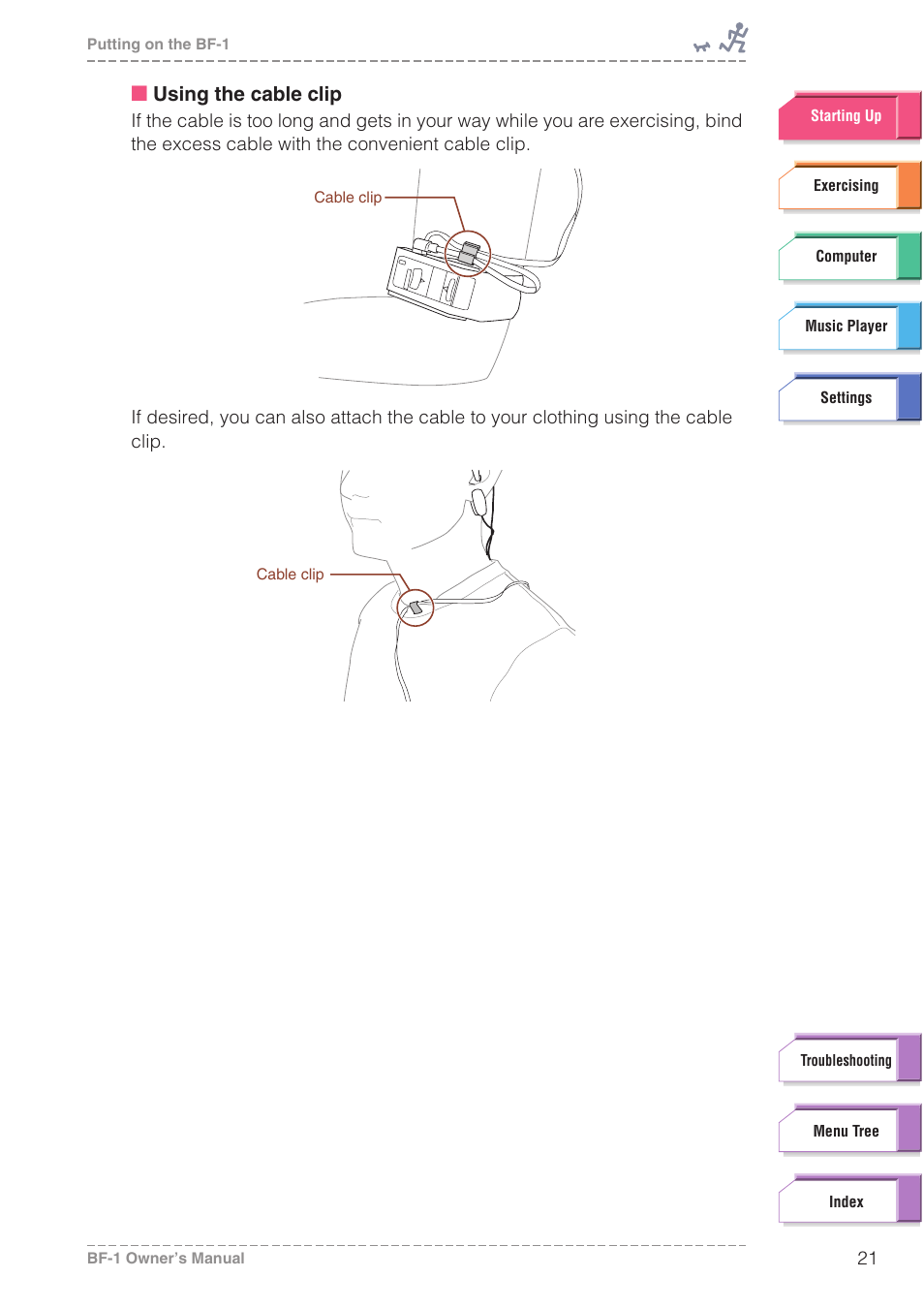 Yamaha BODiBEAT BF-1 User Manual | Page 21 / 88