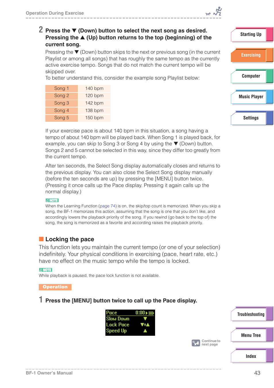 Yamaha BODiBEAT BF-1 User Manual | Page 43 / 88