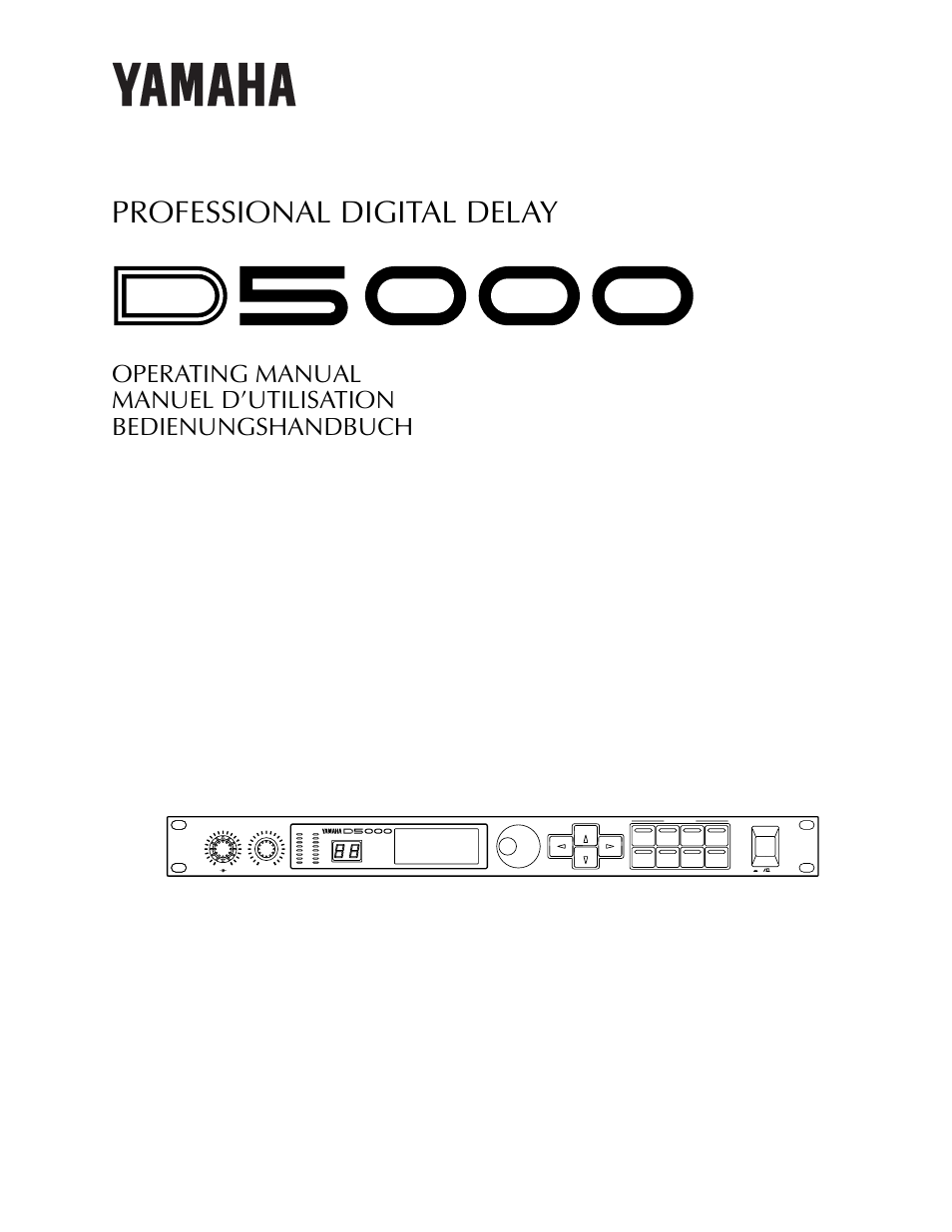 Yamaha D5000 User Manual | 42 pages