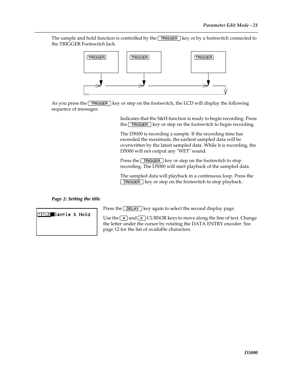 Yamaha D5000 User Manual | Page 23 / 42