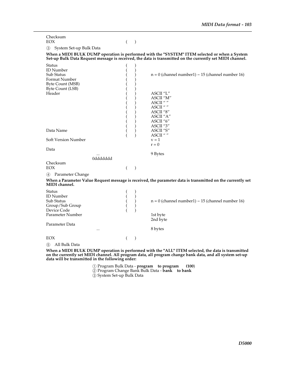 Yamaha D5000 User Manual | Page 36 / 42