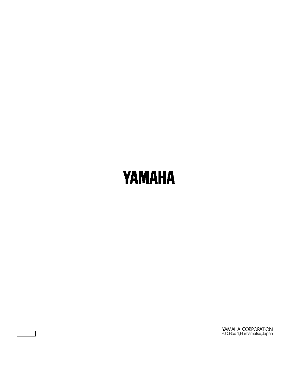 Yamaha D5000 User Manual | Page 42 / 42